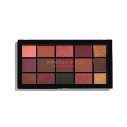 Brimming with rich reds, deep maroons and shimmering golds, the Revolution Re-Loaded Palette Newtrals 3 is perfect for creating warm, striking looks.